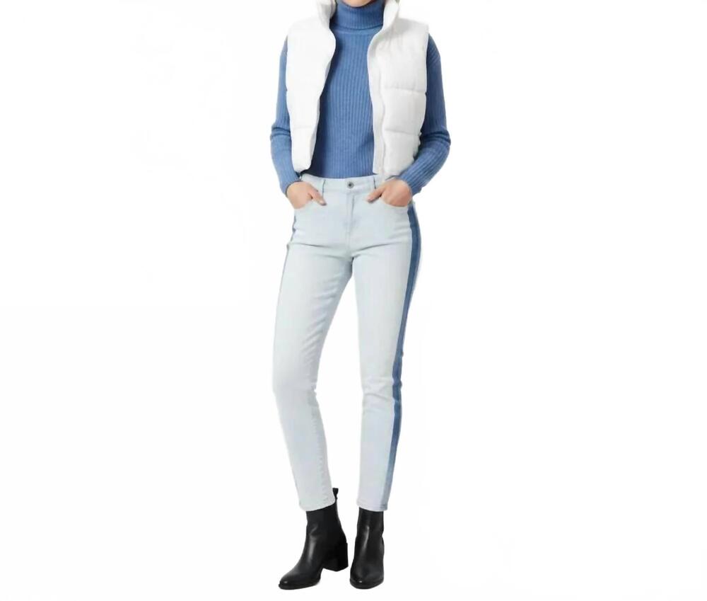 NEW CITIZENS OF HUMANITY rocket crop high rise skinny jeans in cherish blue